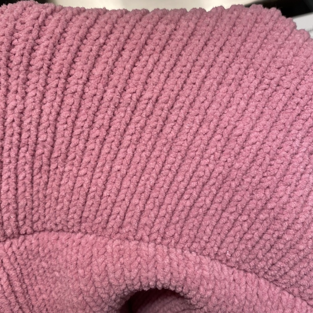 Abercrombie Notch Neck Sweater Polo in Pink - Picture 5 of 5